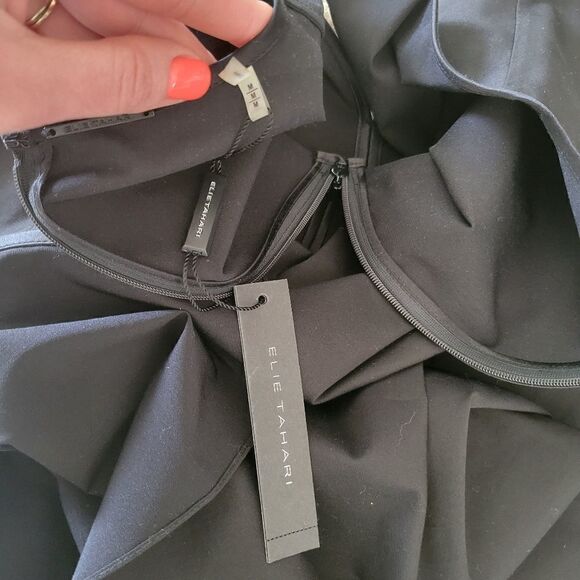 ELIE TAHARI MISHONE Blouse Top size M - Picture 11 of 12